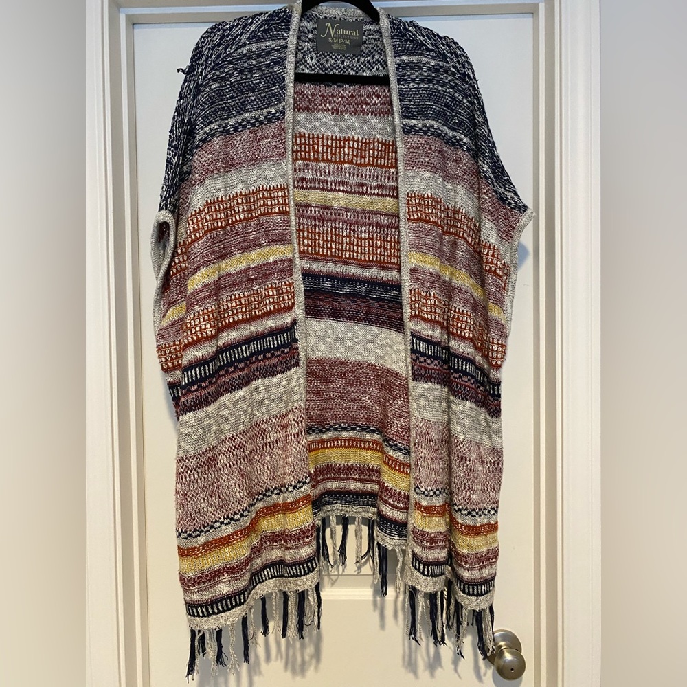 Long boho/western style cardigan